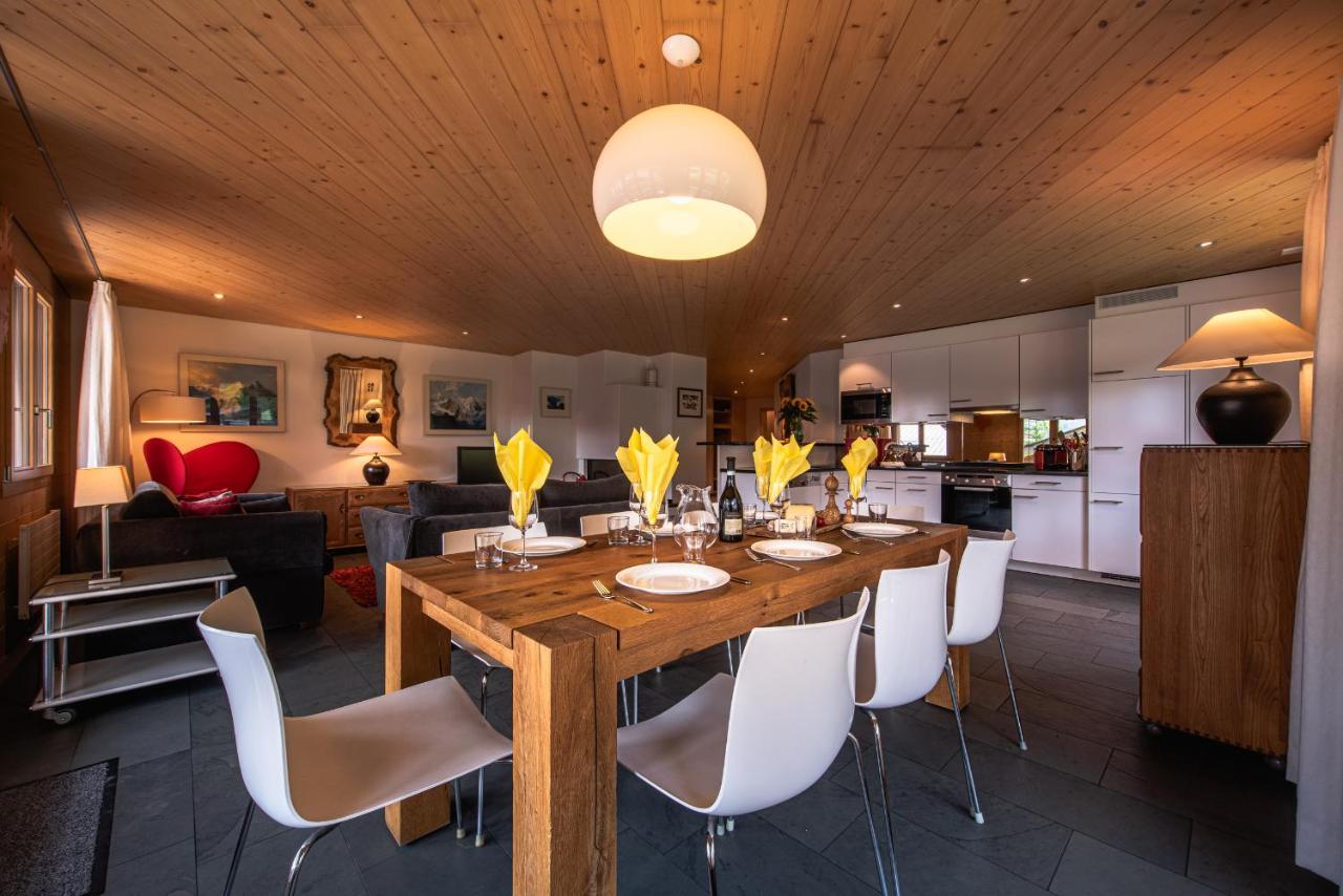 Chalet Bella Vista 4 Wengen Exterior foto