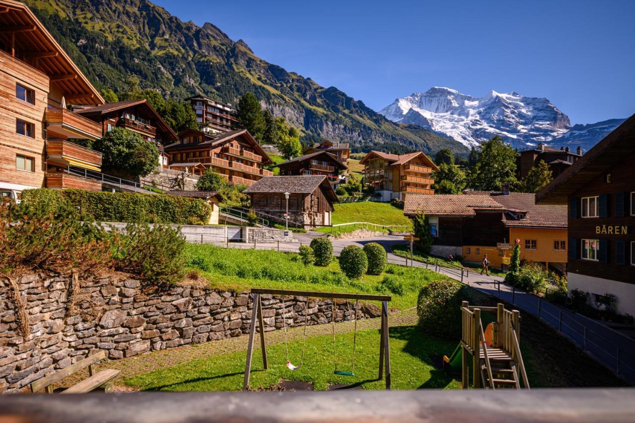 Chalet Bella Vista 4 Wengen Exterior foto